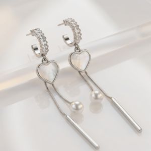 Silver earrings