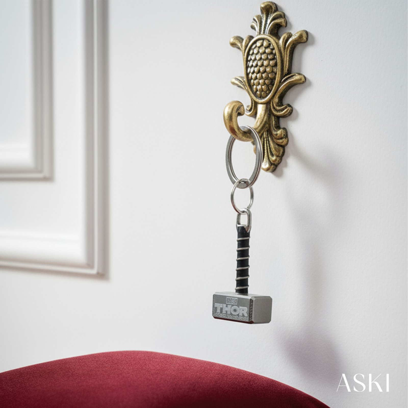 mjolnir metal keychain mjolnir metal keychain
