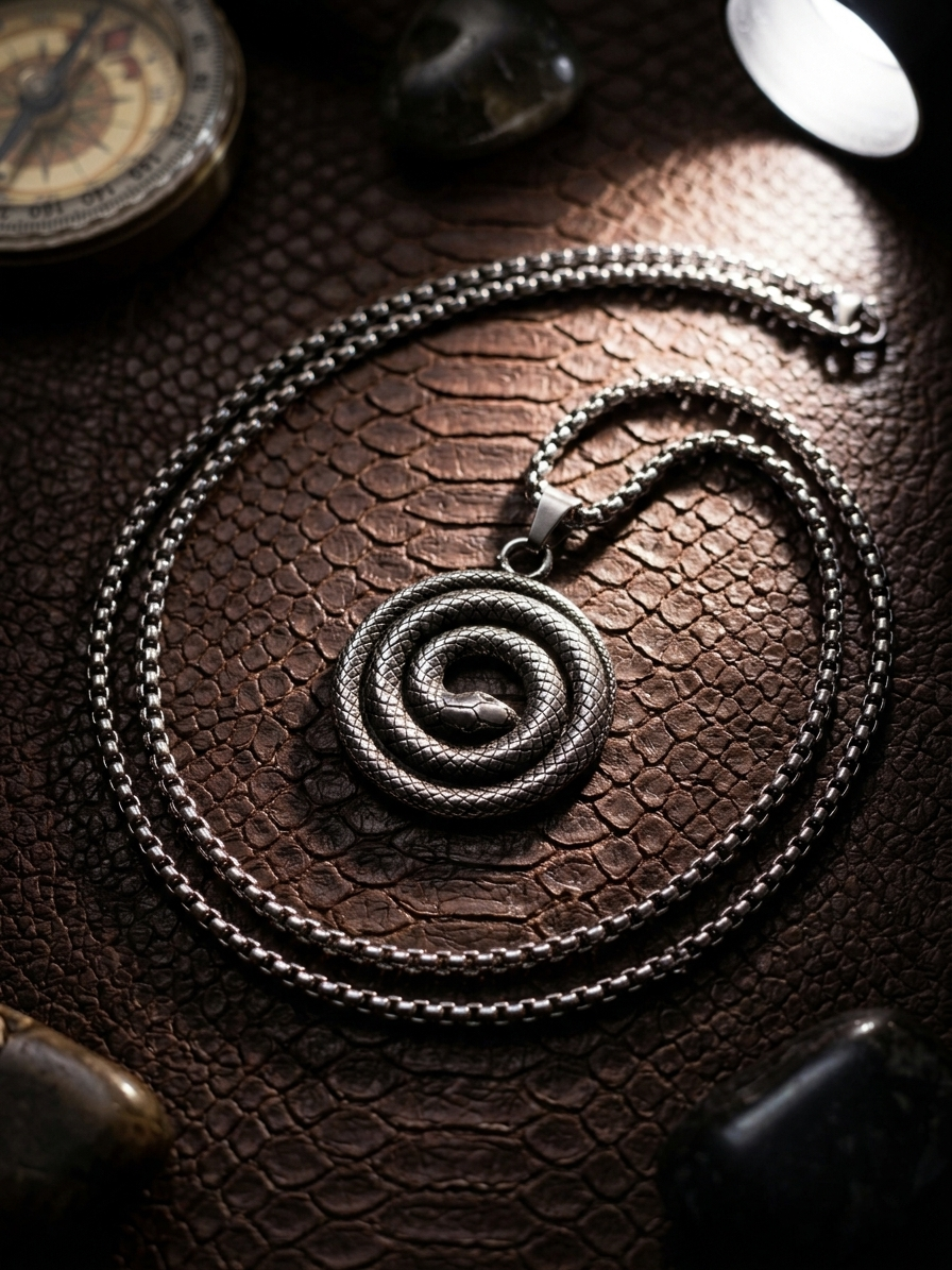 snake circle pendent snake circle pendent